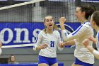 Volleyball vs Emerson  Wheaton College Women's Volleyball vs Emerson College. - Photo by Keith Nordstrom : Wheaton, Volleyball, VB2019